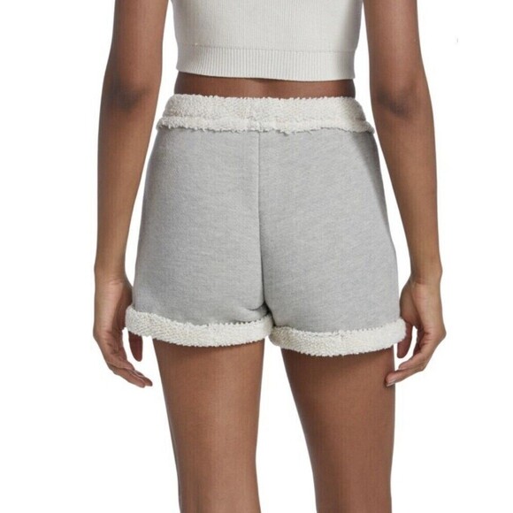 Donni. French Terry Poodle Shorts Size Small Gray Anthropologie Athleisure $149 - Picture 2 of 10